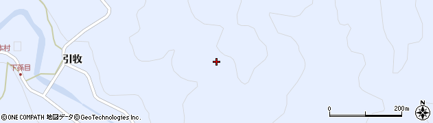 福島県耶麻郡西会津町新郷大字豊洲大石東山周辺の地図