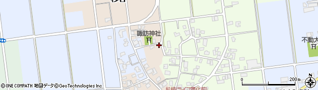 新潟県燕市杉名周辺の地図