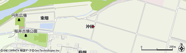 福島県南相馬市原町区上渋佐（沖田）周辺の地図