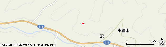 福島県伊達郡川俣町小綱木天倉久保周辺の地図