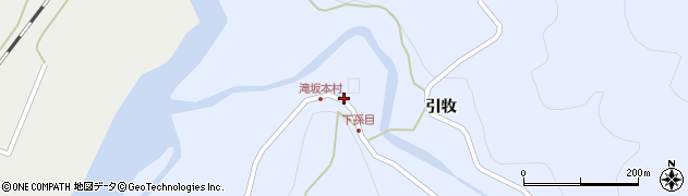 福島県西会津町（耶麻郡）新郷大字豊洲（細越）周辺の地図
