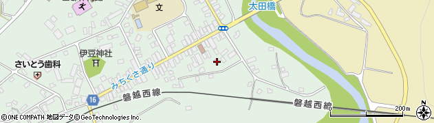 福島県喜多方市山都町古屋敷460周辺の地図