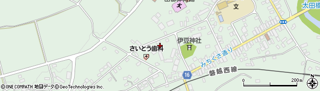 福島県喜多方市山都町谷地周辺の地図