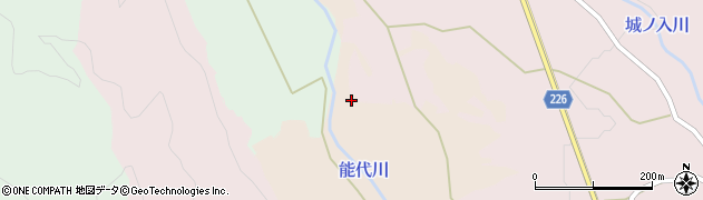 能代川周辺の地図