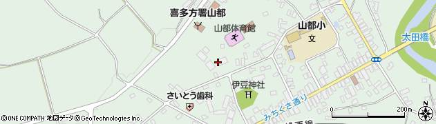 福島県喜多方市山都町（広中新田）周辺の地図