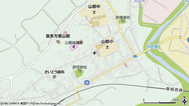 〒969-4111 福島県喜多方市山都町蔵ノ後の地図
