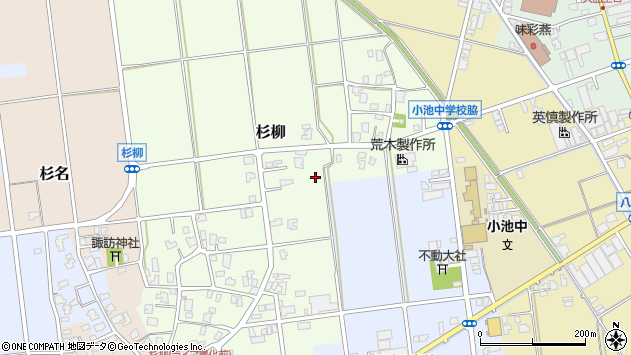 〒959-1272 新潟県燕市杉柳の地図