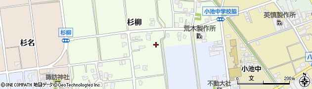 新潟県燕市杉柳周辺の地図