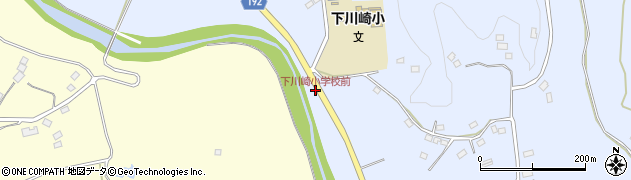 下川崎小学校前周辺の地図