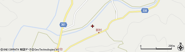 福島県西会津町（耶麻郡）新郷大字笹川（上下島）周辺の地図