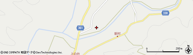 福島県西会津町（耶麻郡）新郷大字笹川（内惣座）周辺の地図