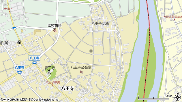 〒959-1264 新潟県燕市八王寺の地図