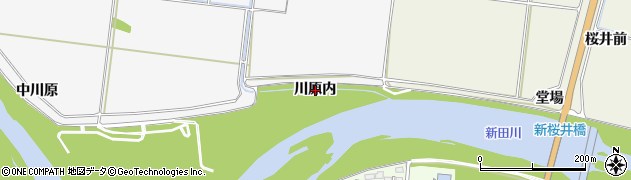 福島県南相馬市原町区上高平川原内周辺の地図
