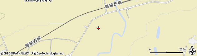 福島県喜多方市山都町小舟寺東原道東乙周辺の地図
