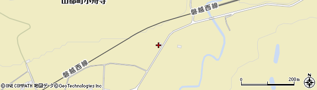 福島県喜多方市山都町小舟寺（東原道西乙）周辺の地図
