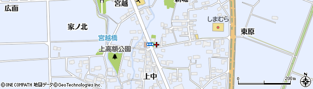 福島県喜多方市関柴町上高額新堀1204周辺の地図