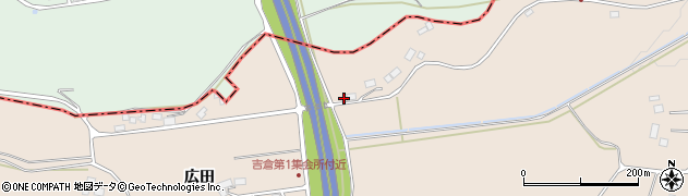 福島県二本松市吉倉（石田）周辺の地図