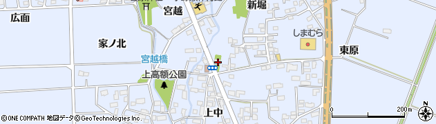 福島県喜多方市関柴町上高額新堀1201周辺の地図
