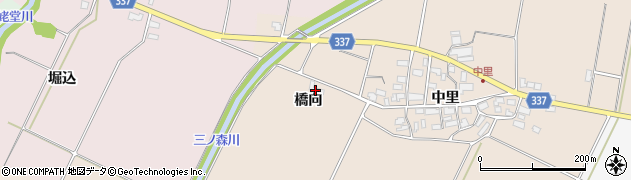 福島県喜多方市関柴町豊芦（橋向）周辺の地図