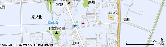 福島県喜多方市関柴町上高額新堀1203-5周辺の地図