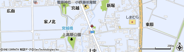 福島県喜多方市関柴町上高額新堀333周辺の地図