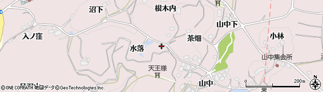 福島県二本松市米沢水落16周辺の地図