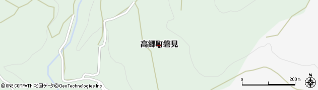 福島県喜多方市高郷町磐見周辺の地図