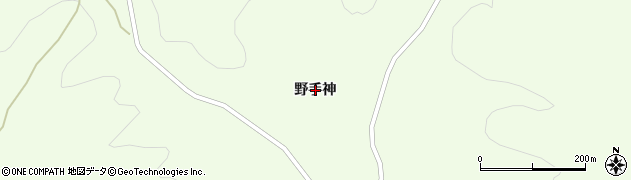 福島県飯舘村（相馬郡）小宮（野手神）周辺の地図