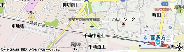 福島県喜多方市太子堂周辺の地図