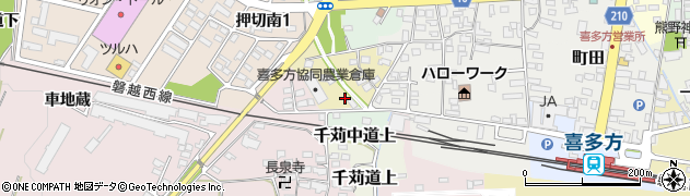 福島県喜多方市太子堂周辺の地図
