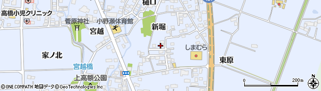 福島県喜多方市関柴町上高額新堀320周辺の地図