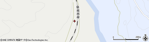福島県西会津町（耶麻郡）群岡（二本松甲）周辺の地図