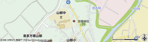 福島県喜多方市山都町上ノ原道西周辺の地図