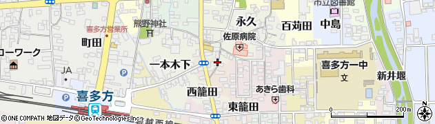 福島県喜多方市前田上7725周辺の地図