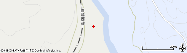 福島県西会津町（耶麻郡）群岡（藁田甲）周辺の地図