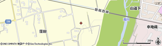 福島県喜多方市慶徳町松舞家（下川）周辺の地図