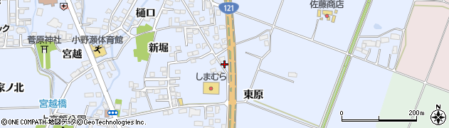 福島県喜多方市関柴町上高額新堀266周辺の地図