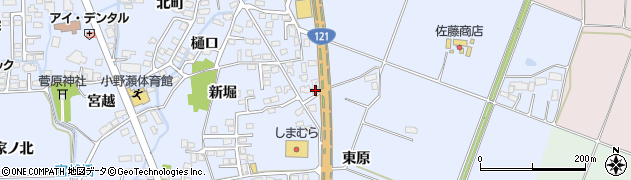 福島県喜多方市関柴町上高額新堀246周辺の地図