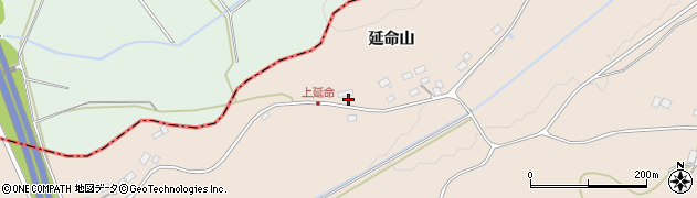 福島県二本松市吉倉延命山周辺の地図