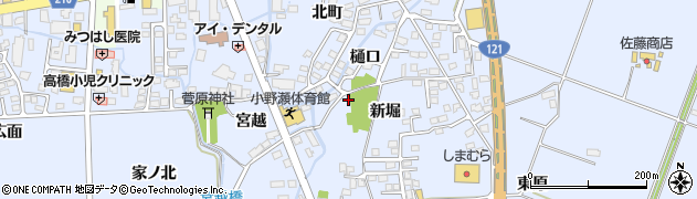 福島県喜多方市関柴町上高額新堀354周辺の地図