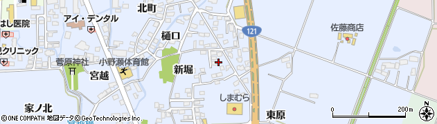 福島県喜多方市関柴町上高額新堀280周辺の地図