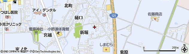 福島県喜多方市関柴町上高額新堀299周辺の地図
