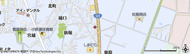 福島県喜多方市関柴町上高額新堀251周辺の地図