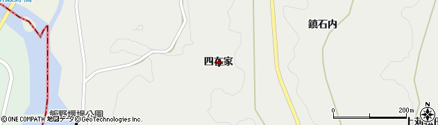 福島県福島市飯野町四在家周辺の地図