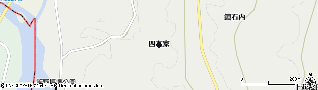 福島県福島市飯野町（四在家）周辺の地図