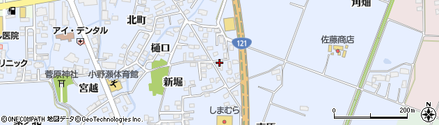 福島県喜多方市関柴町上高額新堀281周辺の地図