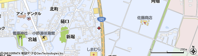 福島県喜多方市関柴町上高額新堀241周辺の地図
