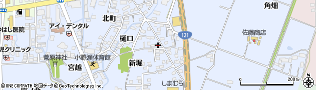 福島県喜多方市関柴町上高額新堀166周辺の地図
