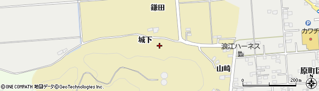 福島県南相馬市原町区牛越（城下）周辺の地図