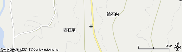福島県福島市飯野町初森周辺の地図